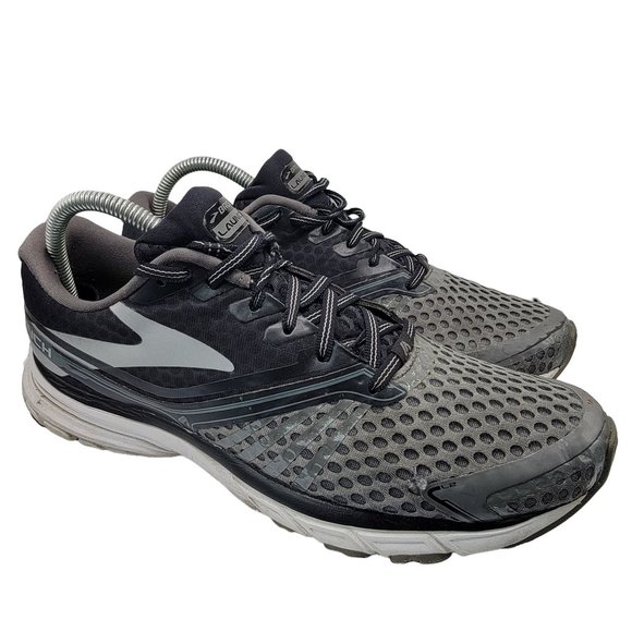 Brooks Launch 2 Mens 8 Running Training Shoes 1101881 D002 Gray Black - Picture 1 of 12